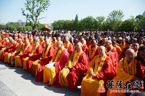 佛教-江苏省淮安市慈云寺国师塔落成庆典举行