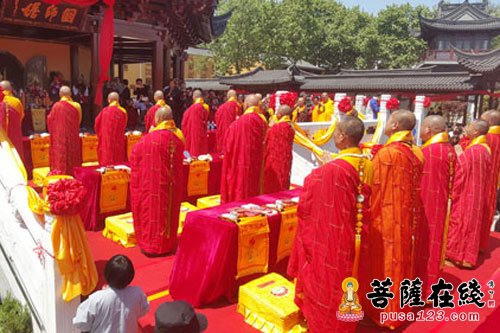 佛教-江苏省淮安市慈云寺国师塔落成庆典举行