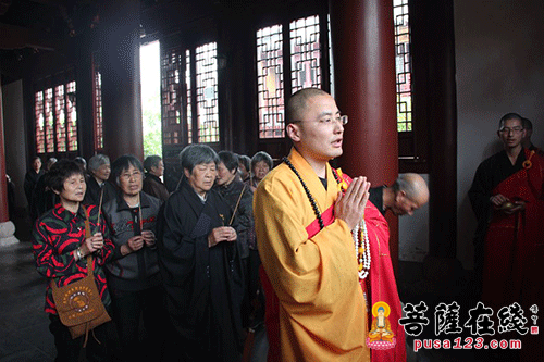 文殊菩萨-绍兴安康寺举行文殊菩萨圣诞法会