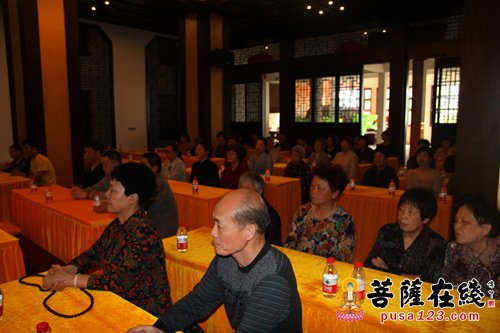 浙江温岭福慧寺举办《佛教的诞生与发展及净土法门初探》讲座