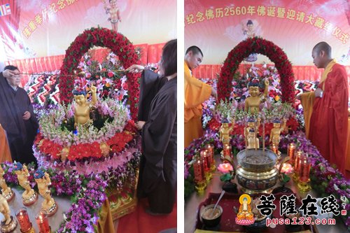 乾隆大藏经-恭祝释迦佛圣诞 上海大觉寺举行迎请《乾隆大藏经》仪式