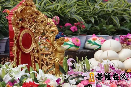 释迦牟尼-千名僧俗云集南山 恭祝佛陀圣诞沐浴太子