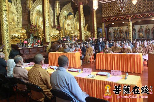 佛教-上海西林禅寺举行崇恩梵呗班结业典礼