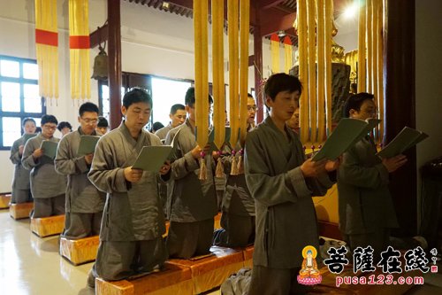 佛教-宁波东钱湖延寿王寺居士禅修班如期开课