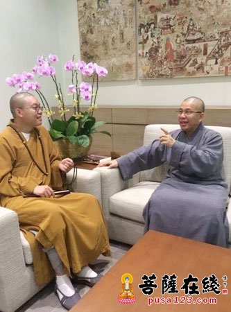佛教-江西黄龙禅寺住持心廉法师参访香港慈山寺
