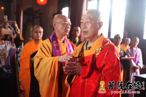 佛教-千年古刹如东国清寺廓清法师荣升方丈庆典举行