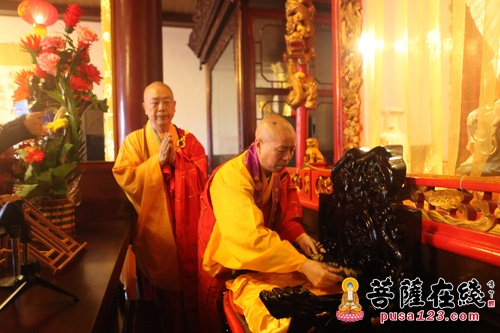 佛教-千年古刹如东国清寺廓清法师荣升方丈庆典举行
