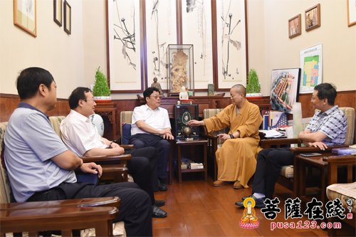 佛教-河北省民族宗教事务厅潘冬青厅长一行赴柏林禅寺调研