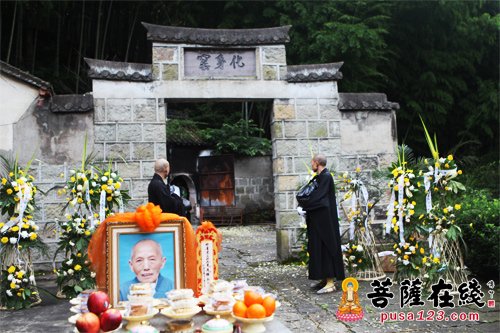 天童寺-妙音精舍清栋长老尼荼毗法会在宁波古天童寺举行