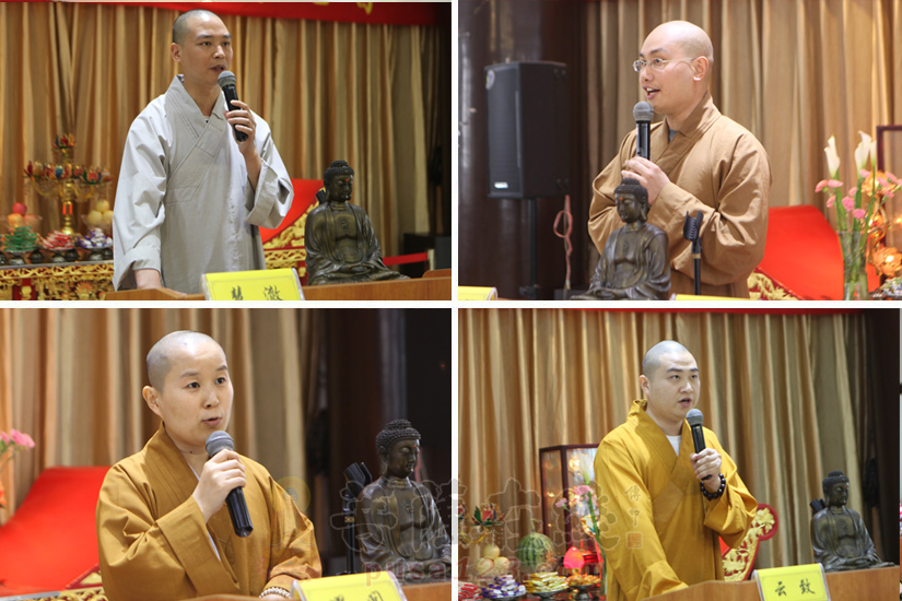 对所讲主题把握明确,所讲内容层次分明(图片来源:菩萨在线 摄影:妙善)