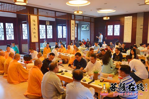 五祖寺-东山申时一盏茶 黄梅五祖寺茶会雅集圆满举行