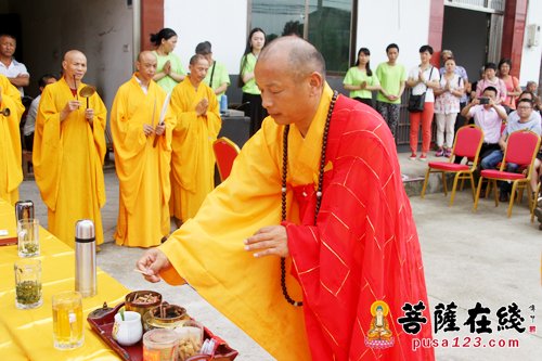 佛教-湖南岳阳市佛教协会、湘阴县佛教协会、法华古寺2016年夏季禅修国学营正式开营