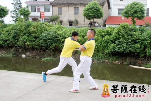 佛教-湖南岳阳市佛教协会、湘阴县佛教协会、法华古寺2016年夏季禅修国学营正式开营