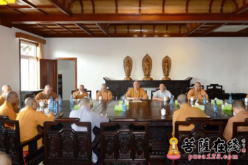佛教-普陀山佛教协会召开全山寺院（单位）安全工作会议