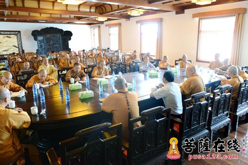 佛教-普陀山佛教协会召开全山寺院（单位）安全工作会议