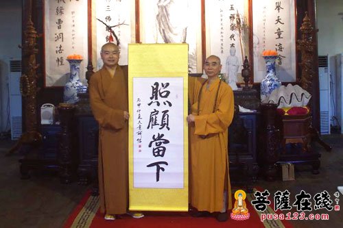 佛教-澳门佛教总会理事长宽静法师参访浙江天童禅寺