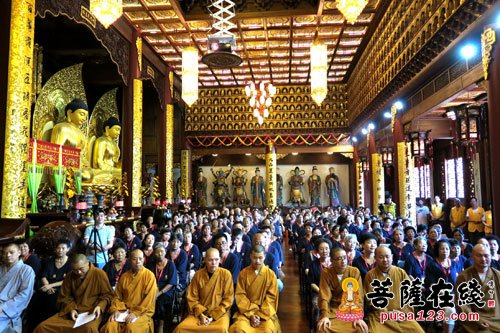 佛教-上海西林禅寺举行第十二届短期出家体验活动