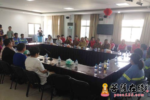 高温天气-菩萨快报：玉佛禅寺炎热夏天为环卫工人送清凉