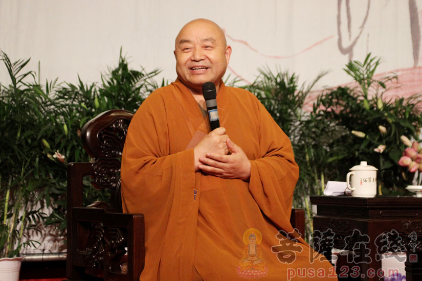 中国佛学院灵岩山学院常务副院长弘法法师(图片来源:菩萨在线 摄影:妙
