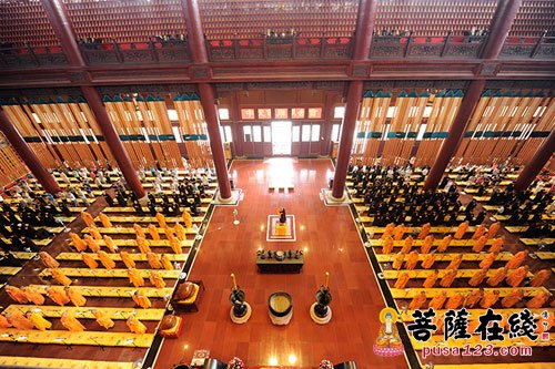 中元节-河北柏林禅寺丙申年中元节报恩法会正式拉开帷幕