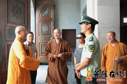 普陀山-普陀山佛协联合有关部门检查G20峰会期间消防安保工作