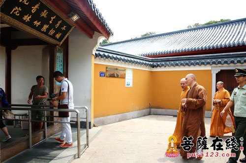 普陀山-普陀山佛协联合有关部门检查G20峰会期间消防安保工作