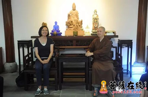 宁波-国家宗教局外事司司长肖虹一行赴浙江宁波七塔禅寺调研
