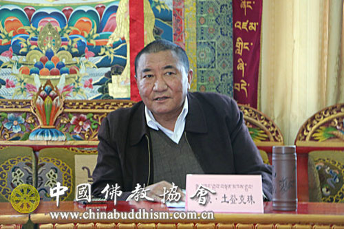 佛教-中国佛教协会慈善慰问团抵达拉萨