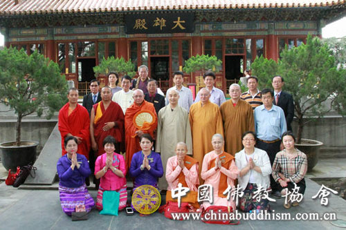 佛教-中国佛教协会宗性副会长会见缅甸昂山禅师一行
