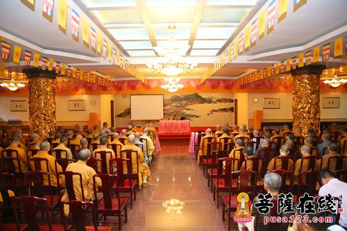 佛教-普陀山佛教协会开展全山执事消防安全知识学习会议