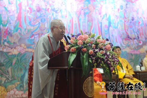 佛教-中韩日佛教友好交流会议代表团莅临七塔禅寺参访