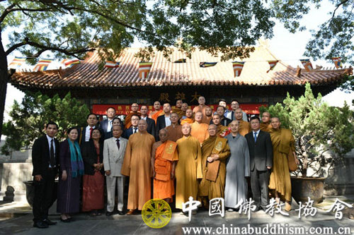 佛教-柬埔寨佛教领袖代表团拜访中国佛教协会