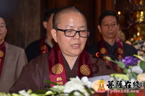 佛教-昌明老和尚诞辰一百周年纪念法会在武汉归元禅寺隆重举行