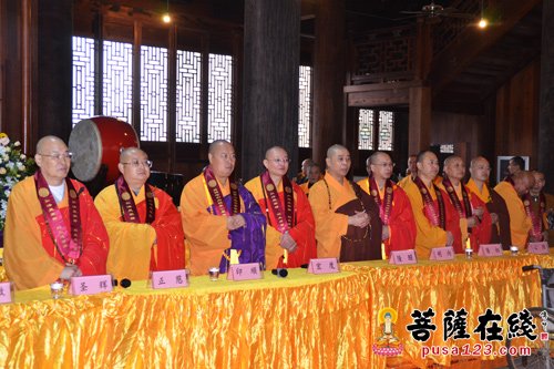 佛教-昌明老和尚诞辰一百周年纪念法会在武汉归元禅寺隆重举行