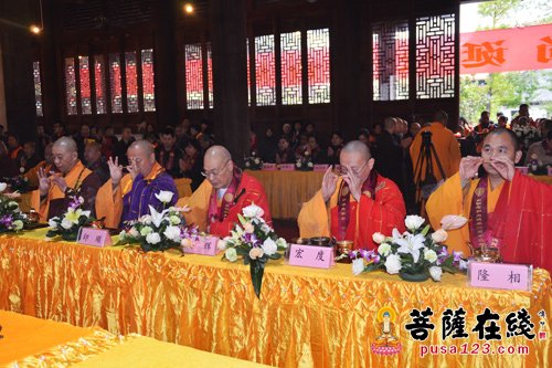佛教-昌明老和尚诞辰一百周年纪念法会在武汉归元禅寺隆重举行