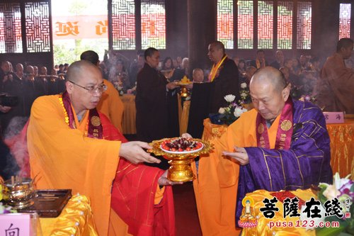 佛教-昌明老和尚诞辰一百周年纪念法会在武汉归元禅寺隆重举行