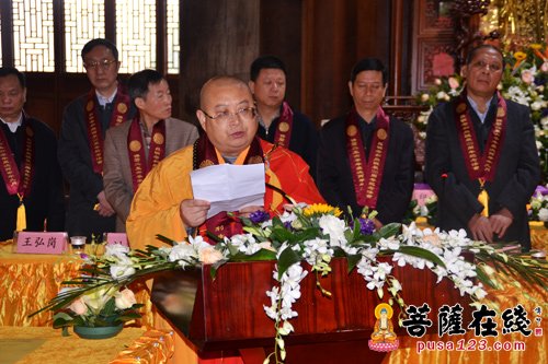 佛教-昌明老和尚诞辰一百周年纪念法会在武汉归元禅寺隆重举行