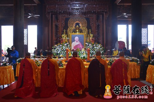 佛教-昌明老和尚诞辰一百周年纪念法会在武汉归元禅寺隆重举行