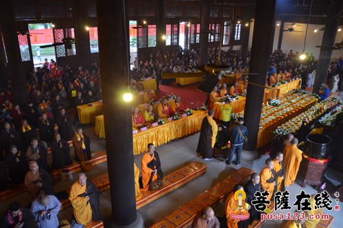 佛教-昌明老和尚诞辰一百周年纪念法会在武汉归元禅寺隆重举行