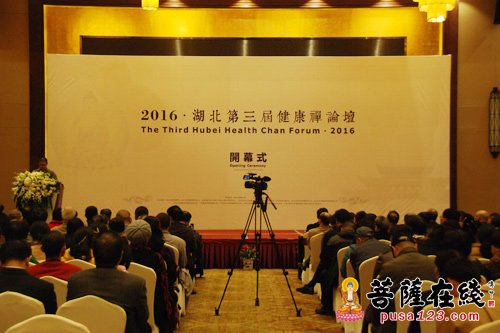 “2016·湖北第三届健康禅论坛”隆重开幕