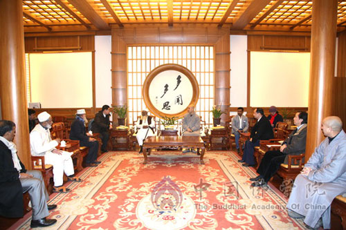 佛教-孟加拉国宗教部玛提尔·拉赫曼部长访问中国佛学院