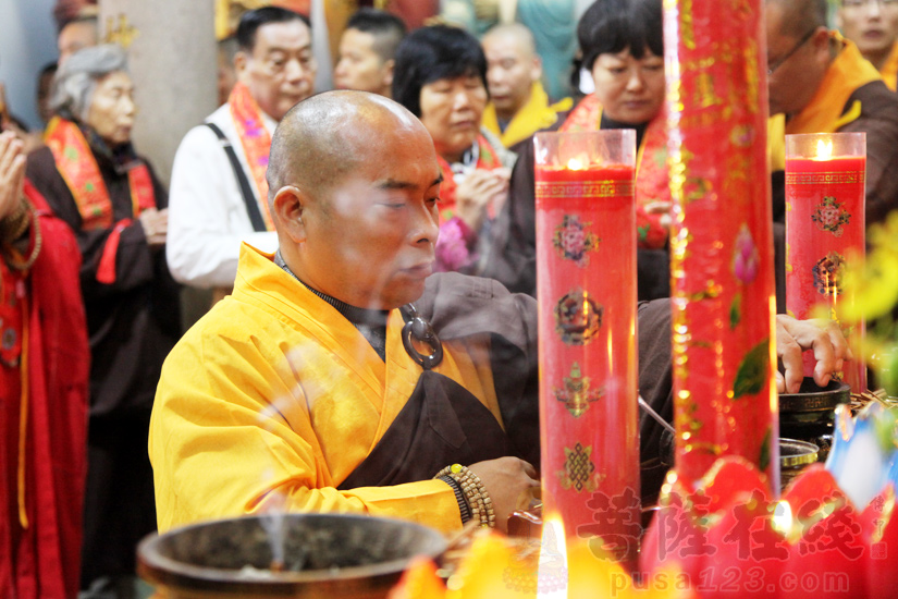 【高清图集】汕头东岩卓锡古寺举行纪念开山祖师大颠