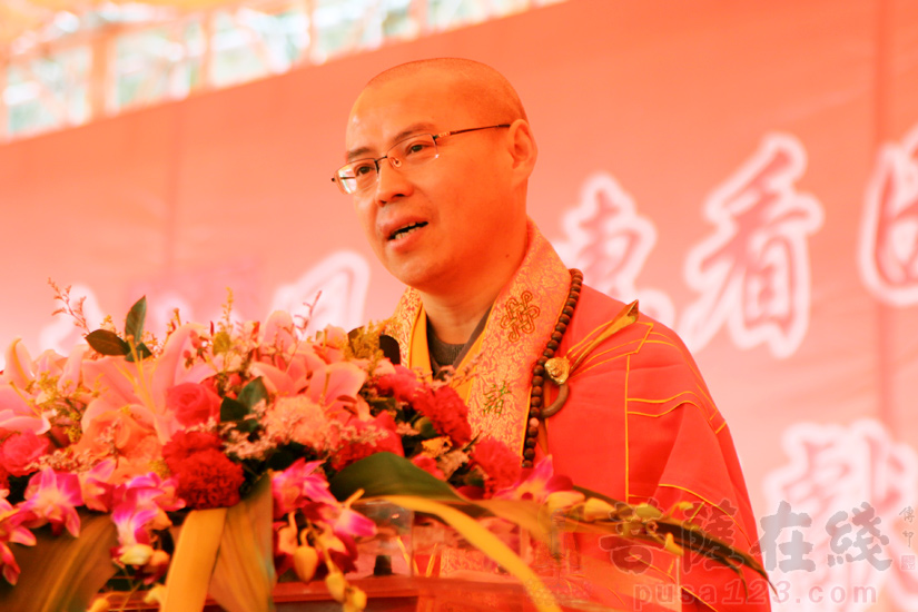 【高清图集】汕头东岩卓锡古寺举行纪念开山祖师大颠