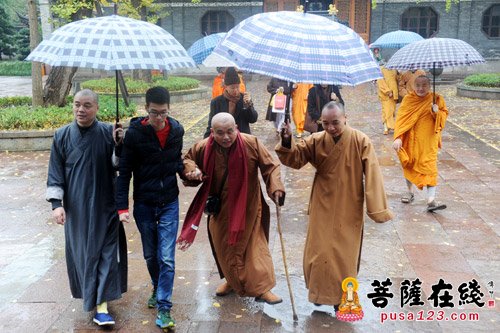 佛教-越南佛教教会代表团一行访问浙江宁波七塔禅寺