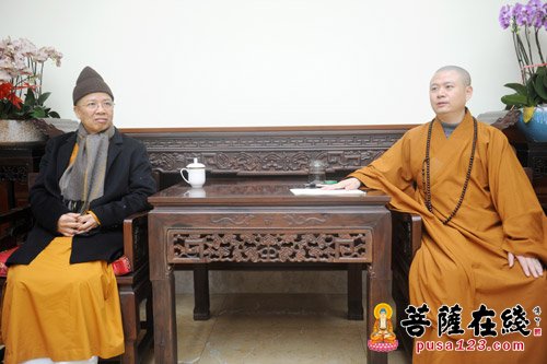 佛教-越南佛教教会代表团一行访问浙江宁波七塔禅寺