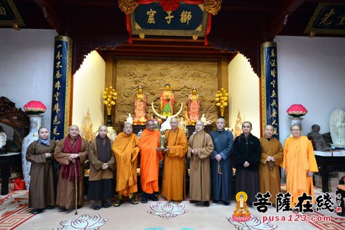佛教-普陀山佛协道慈会长会见越南佛教教会代表团一行