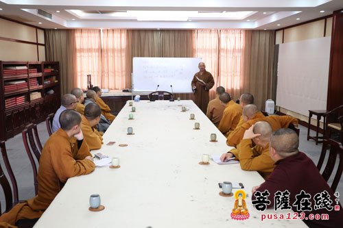 2016年普陀山佛教协会书画培训讲座在宝陀讲寺举办