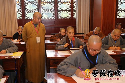佛教-浙江省汉传佛教院校教师资格认定考核在杭州灵隐寺举行
