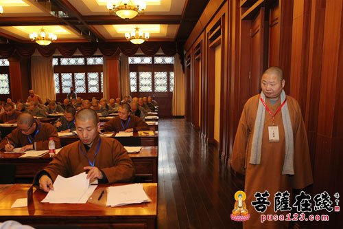 佛教-浙江省汉传佛教院校教师资格认定考核在杭州灵隐寺举行