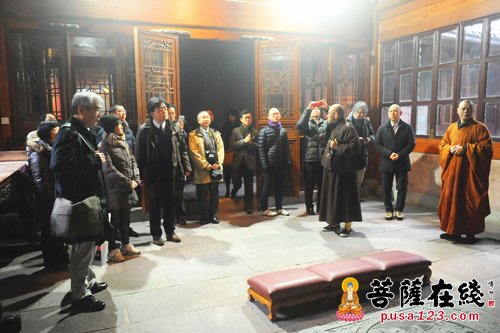 佛教-国际佛教学者参访七塔禅寺